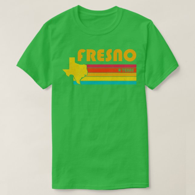 Camiseta Souvenir con problemas de cosecha de Texas Fresno (Diseño del anverso)
