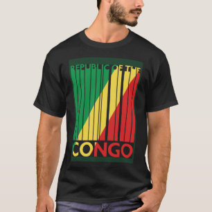 Camiseta Souvenir Congoleño Vintage República Del Congo F