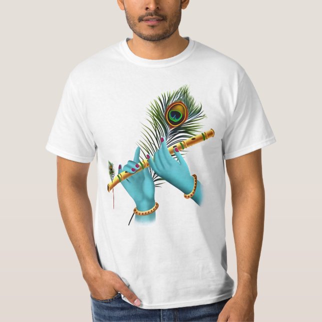 Camiseta Souvenir Connect Lord Krishna Janmashtami (Anverso)
