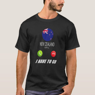 Camiseta Souvenir de Bandera de Nueva Zelanda Al Que Nueva