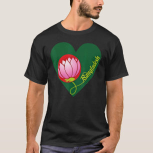 Camiseta souvenir de Bangladesh para hombres mujeres