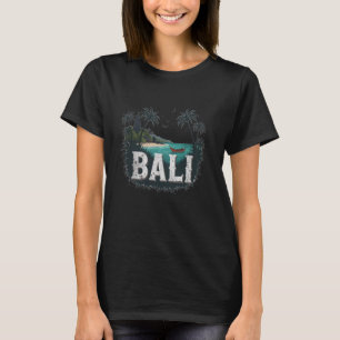 Camiseta Souvenir de cosecha de vintage retro Bali