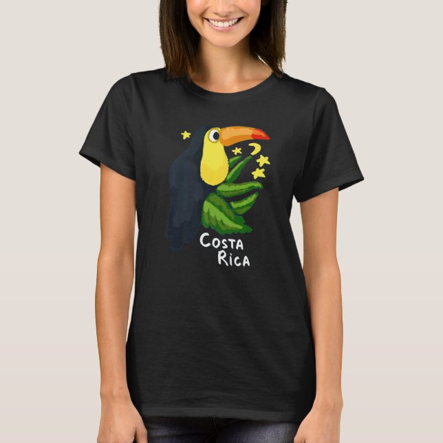 Camiseta souvenir de Costa Rica para hombres 2 (Anverso)