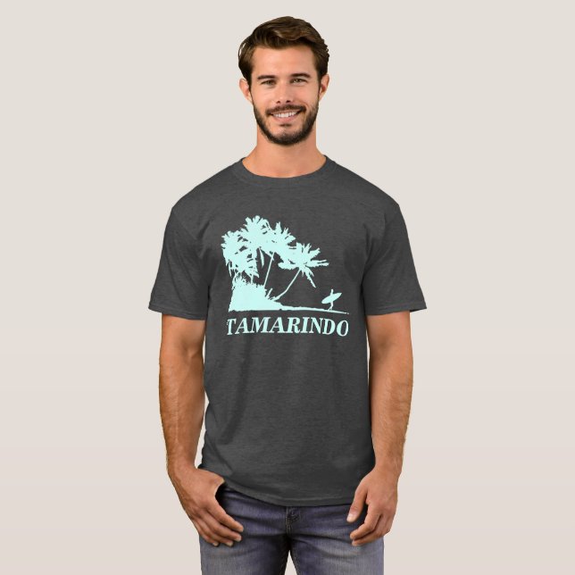 Camiseta Souvenir de Costa Rica Tamarindo Surfing Beach (Anverso completo)