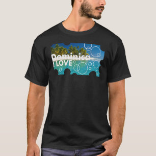 Camiseta souvenir de Dominica para hombres mujeres
