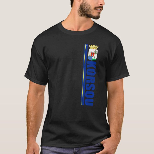 Camiseta Souvenir de fútbol de Korsou Tierra de Fútbol de C (Anverso)