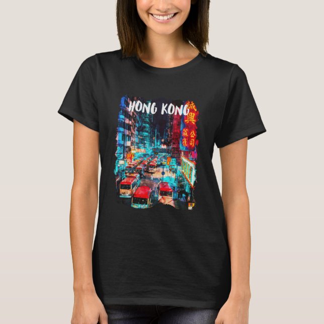 Camiseta Souvenir de Hong Kong - Hong Kong En Pullover noct (Anverso)