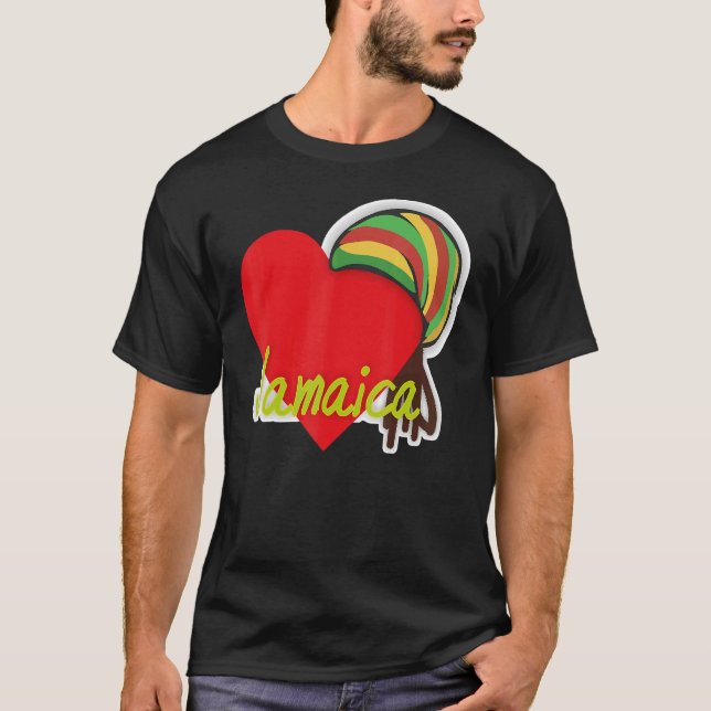 Camiseta souvenir de Jamaica para hombres 1 (Anverso)