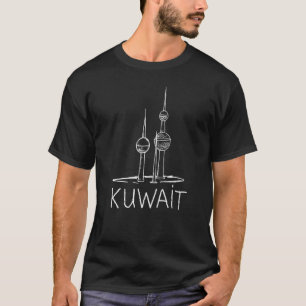 Camiseta souvenir de Kuwait City para hombres 1