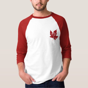 Camiseta Souvenir de la hoja de arce retro de Guay Canada