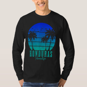 Camiseta Souvenir de la playa de Surfer de Honduras Vintage