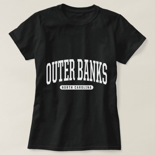 Camiseta Souvenir de los bancos exteriores de estilo univer (Diseño del anverso)