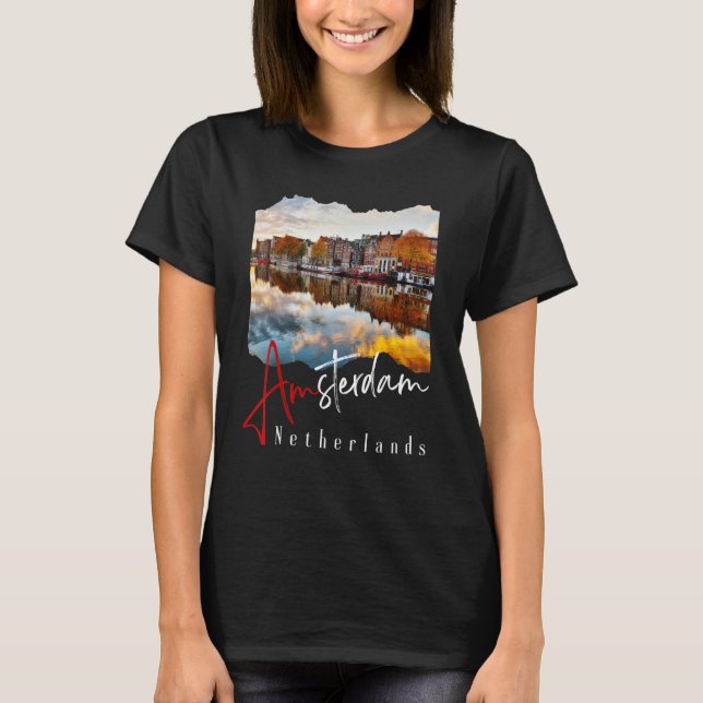 Camiseta Souvenir de los Países Bajos (Anverso)
