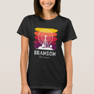 Camiseta Souvenir de Misuri Branson Viaje Senderismo Campin