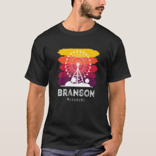 Camiseta Souvenir de Misuri Branson Viaje Senderismo Campin