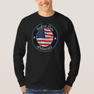 Camiseta Souvenir de Norfork Lake Patriotic Arkansas