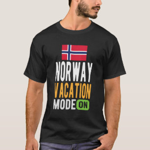 Camiseta Souvenir de Noruega - Viajes - Noruega Modo de vac