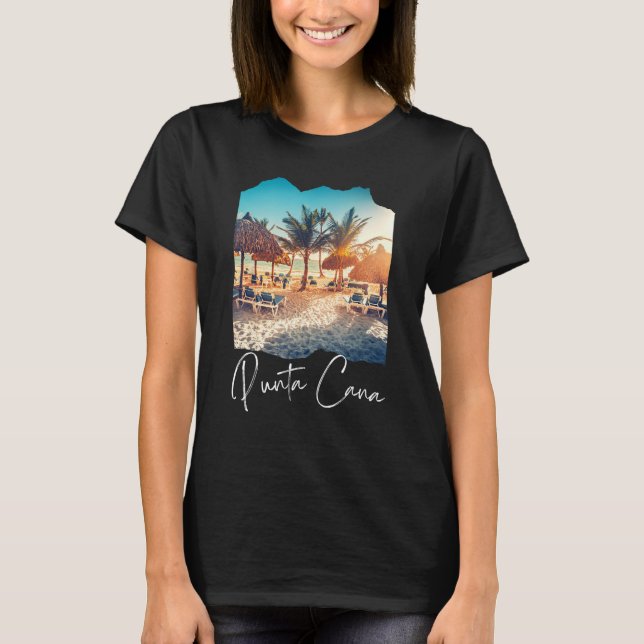 Camiseta Souvenir de Punta Cana República Dominicana (Anverso)