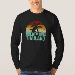 Camiseta Souvenir de sol vintage de árbol de palmeras retro
