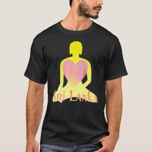 Camiseta souvenir de Sri Lanka para hombres mujeres
