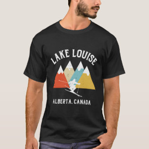 Camiseta Souvenir de vacaciones de esquí Canadá en Lake Lou