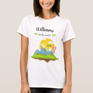 Camiseta Souvenir de vacaciones de la familia de las montañ