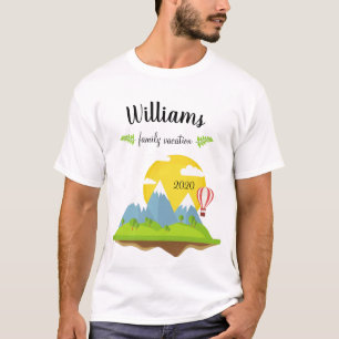 Camiseta Souvenir de vacaciones de la familia de las montañ