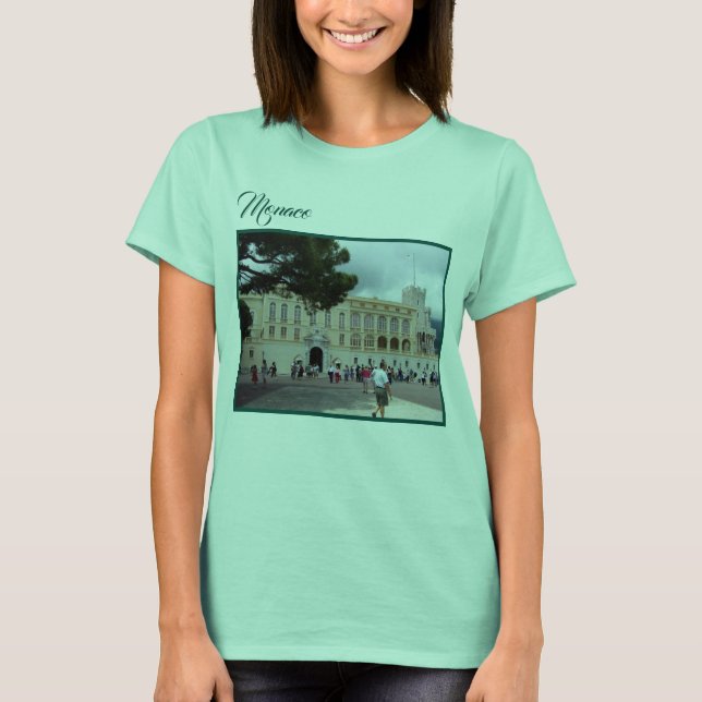 Camiseta Souvenir de viaje del Palacio de Mónaco Monte Carl (Anverso)