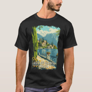 Camiseta Souvenir del lago de Garda Italia