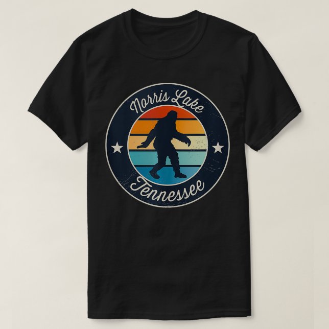 Camiseta Souvenir del lago Norris Tennessee (Diseño del anverso)