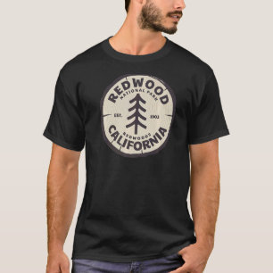 Camiseta Souvenir del Parque Nacional de Redwood