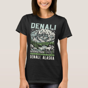 Camiseta Souvenir del parque nacional Denali 30% Club Alask