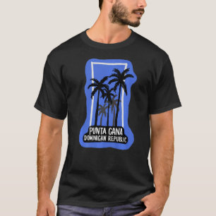 Camiseta souvenir dominicano de Punta Cana para hombres muj