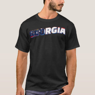 Camiseta souvenir retro de estilo georgiano TShirt 1