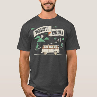 Camiseta souvenir retro del desierto Prescott Arizona