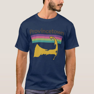 Camiseta souvenir retro estilo años 70 Provincetown