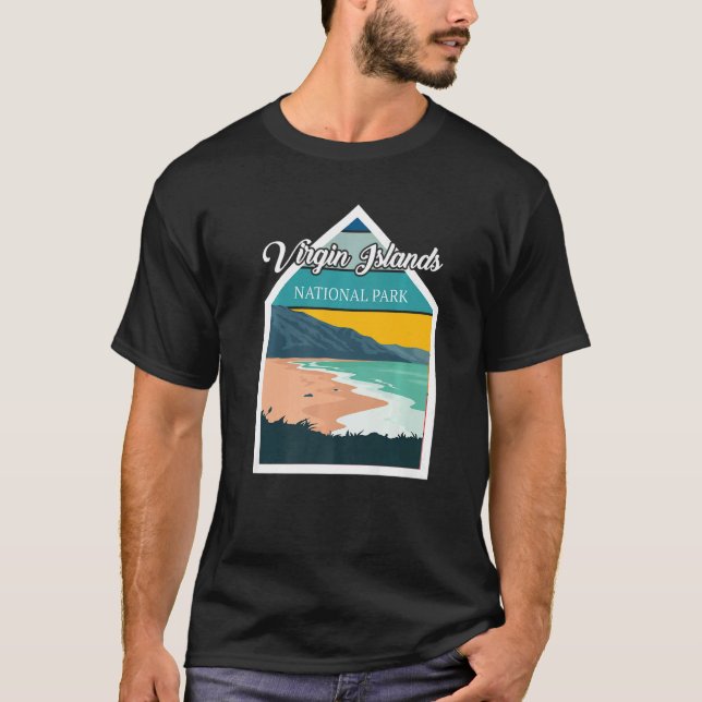 Camiseta Souvenir Whi - Parque nacional de las Islas Vírgen (Anverso)