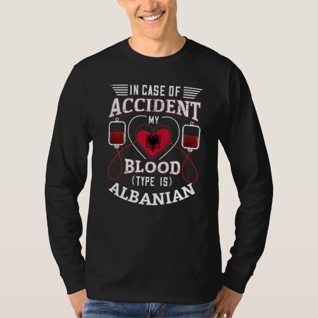 Camiseta Souvenirs De Bandera De Albania Para Hombres Y Muj (Anverso)