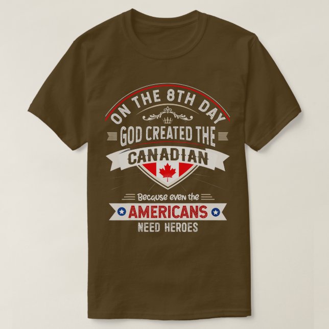 Camiseta Souvenirs de bandera de Canadá para hombres canadi (Diseño del anverso)