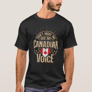 Camiseta Souvenirs De Bandera De Canadá Para Hombres Y Muje