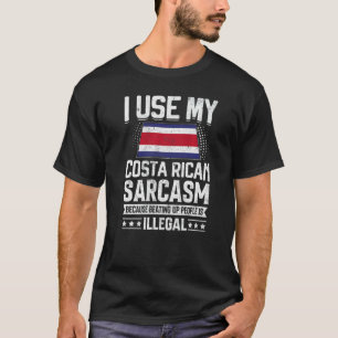Camiseta Souvenirs De Bandera De Costa Rica Para Hombres De