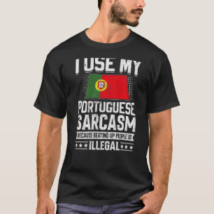 Camiseta Souvenirs De Bandera De Portugal Para Hombres Y Mu
