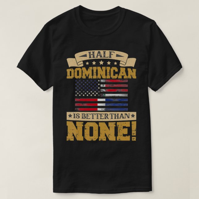 Camiseta Souvenirs de bandera de República Dominicana para  (Diseño del anverso)