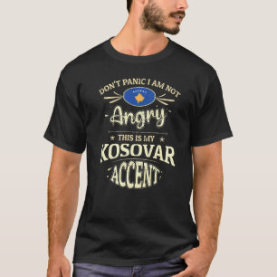 Camiseta Souvenirs De La Bandera De Kosovo Para Hombres Y M