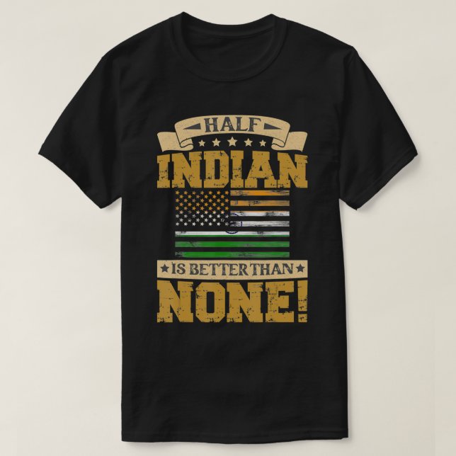Camiseta Souvenirs de la bandera de la India para hombres y (Diseño del anverso)