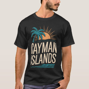 Camiseta Souvenirs de playa Caribe tropical de las Islas Ca