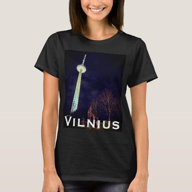 Camiseta Soviet Era Icon, Modern Day Vibe: Vilnius TV Tower (Anverso)
