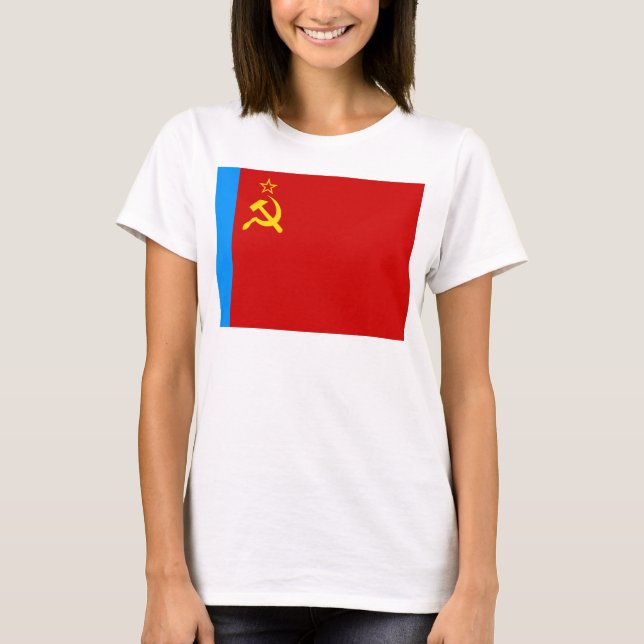 Camiseta Soviet Russia Flag, USSR, CCCP, Communism, Lenin (Anverso)