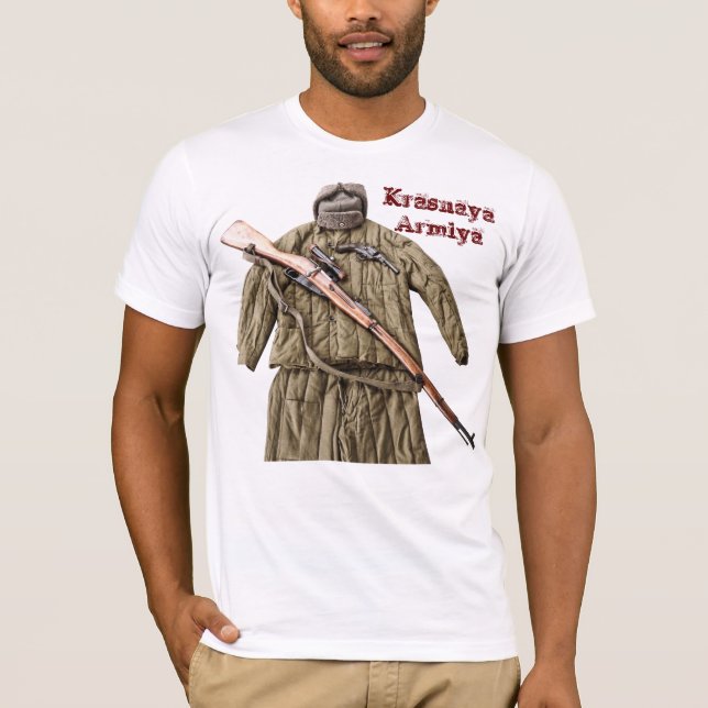 Camiseta soviética del ejército rojo de Mosin (Anverso)