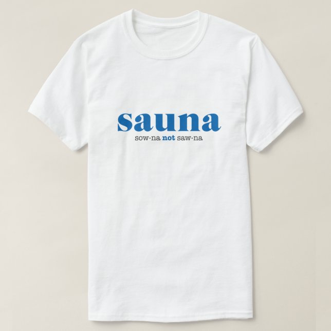 Camiseta Sow-na no Saw-na (Diseño del anverso)